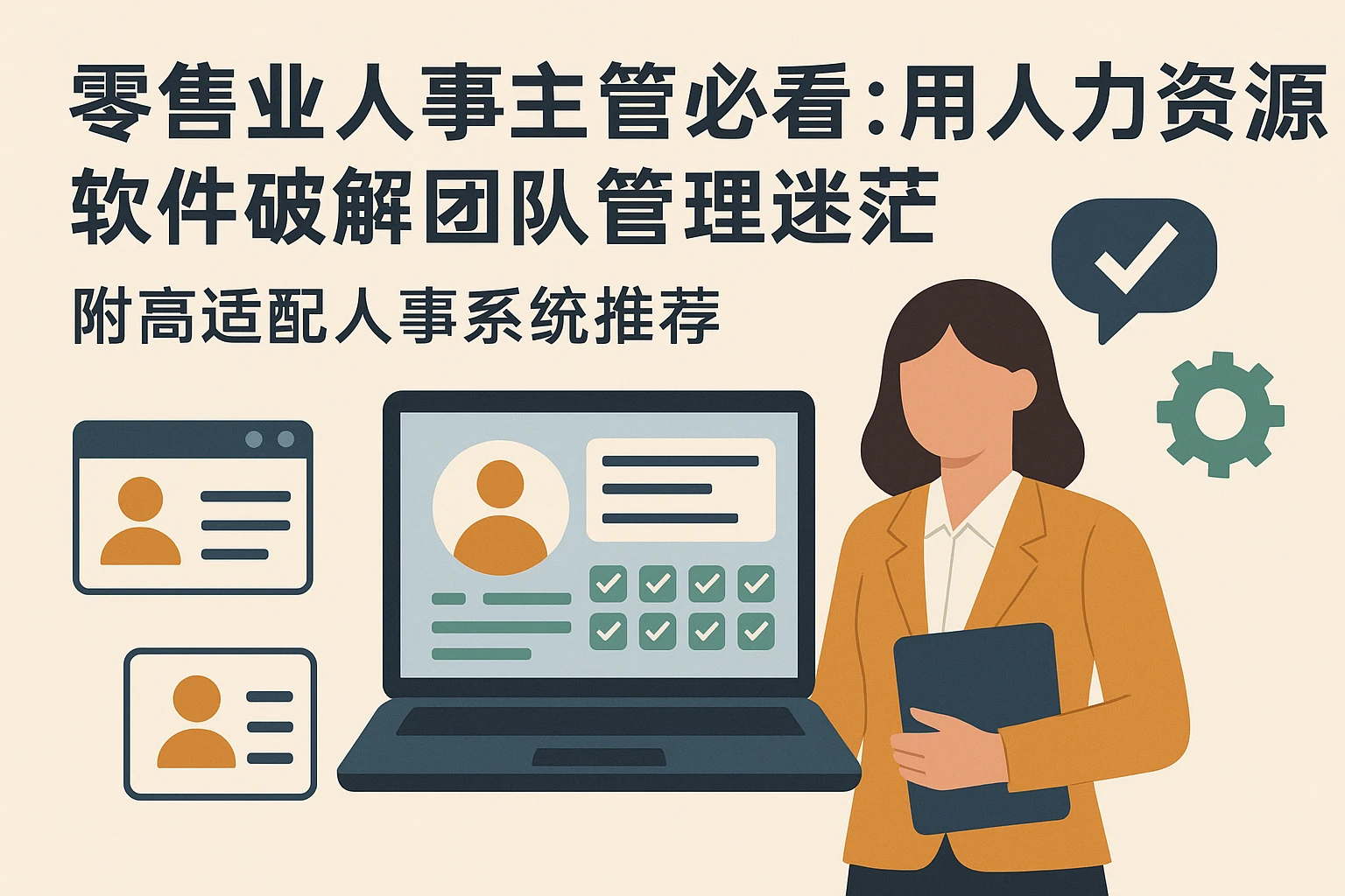 零售业人事主管必看：用人力资源软件破解团队管理迷茫，附高适配人事系统推荐