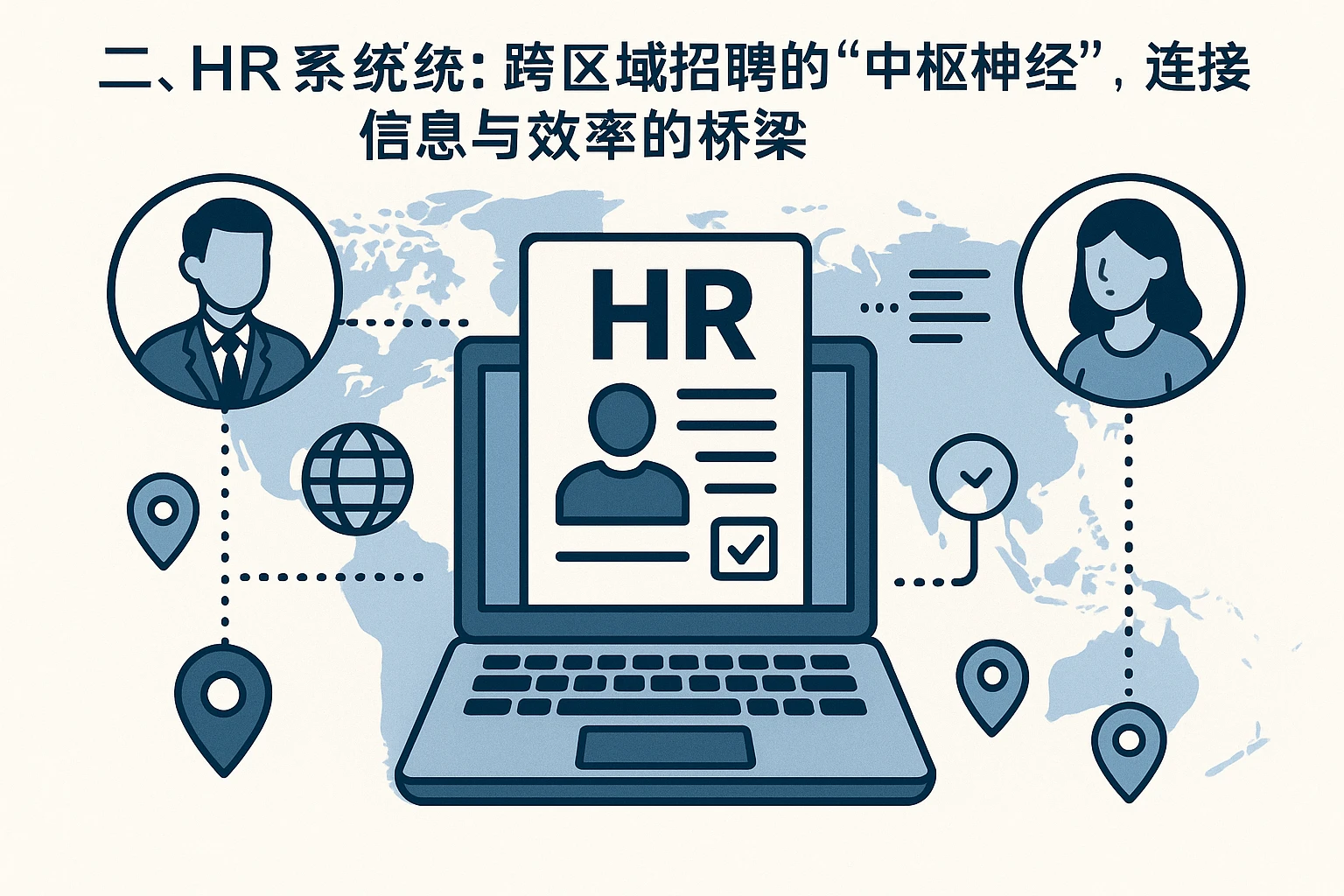 二、HR系统：跨区域招聘的“中枢神经”，连接信息与效率的桥梁