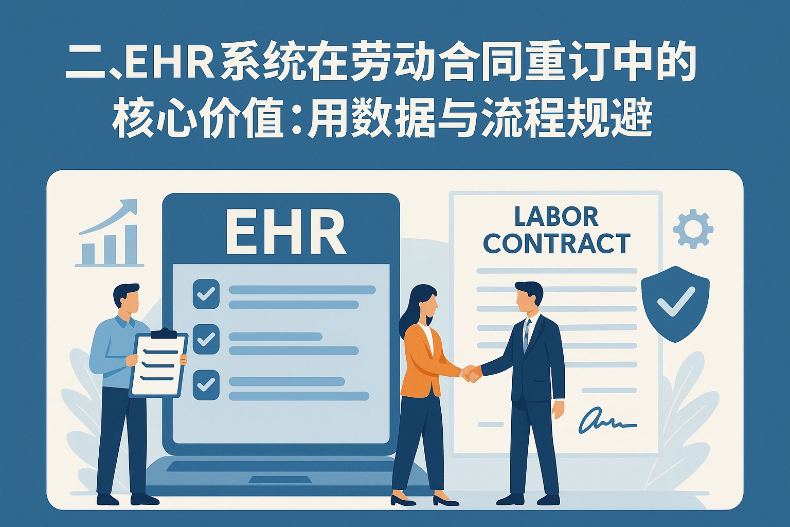 二、EHR系统在劳动合同重订中的核心价值：用数据与流程规避风险
