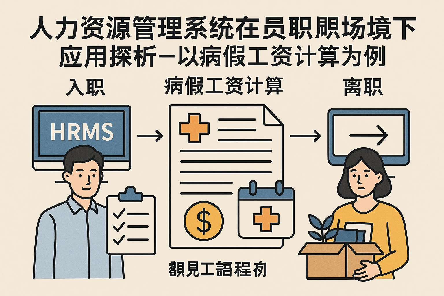 人力资源管理系统在员工入职与离职场景下的应用探析——以病假工资计算为例