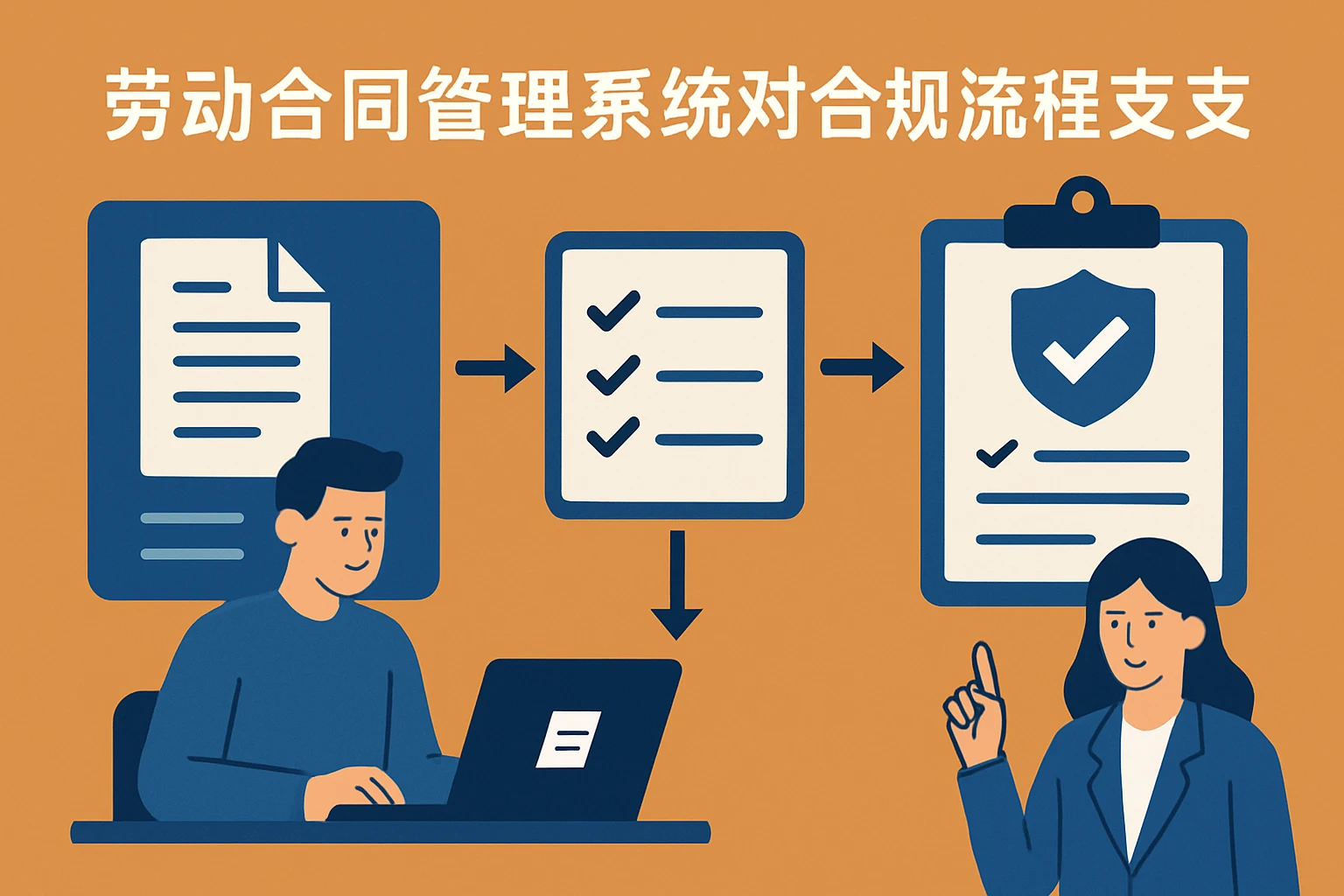 劳动合同管理系统对合规流程的支持
