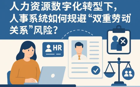 人力资源数字化转型下，人事系统如何规避“双重劳动关系”风险？