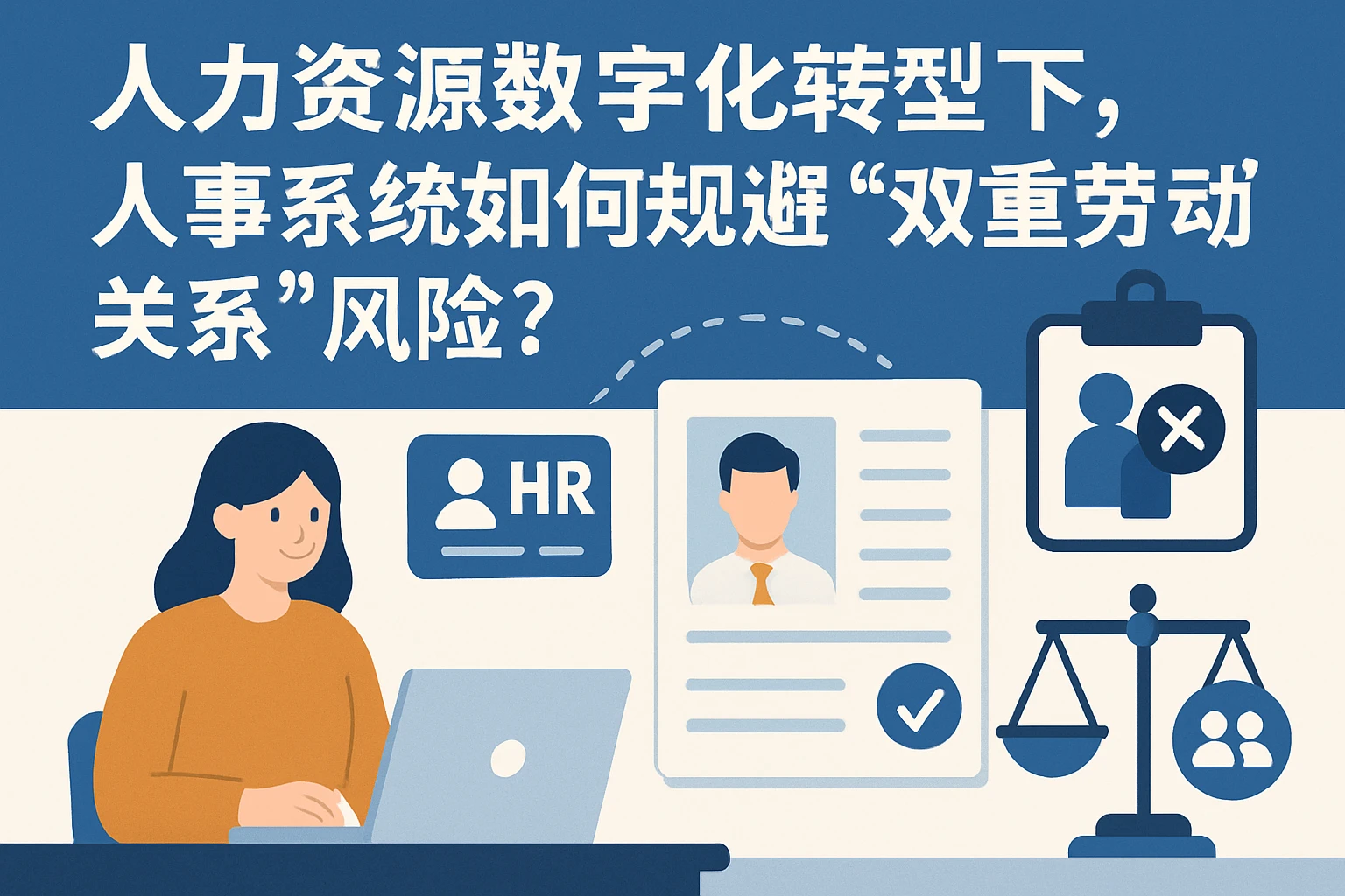 人力资源数字化转型下，人事系统如何规避“双重劳动关系”风险？