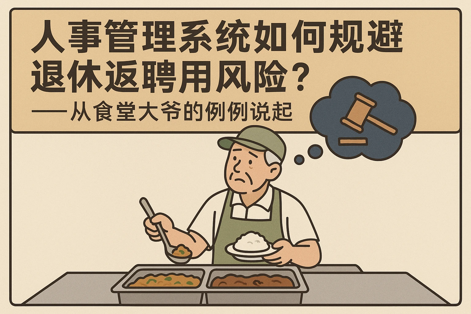 人事管理系统如何规避退休返聘用工风险？——从食堂大爷的案例说起