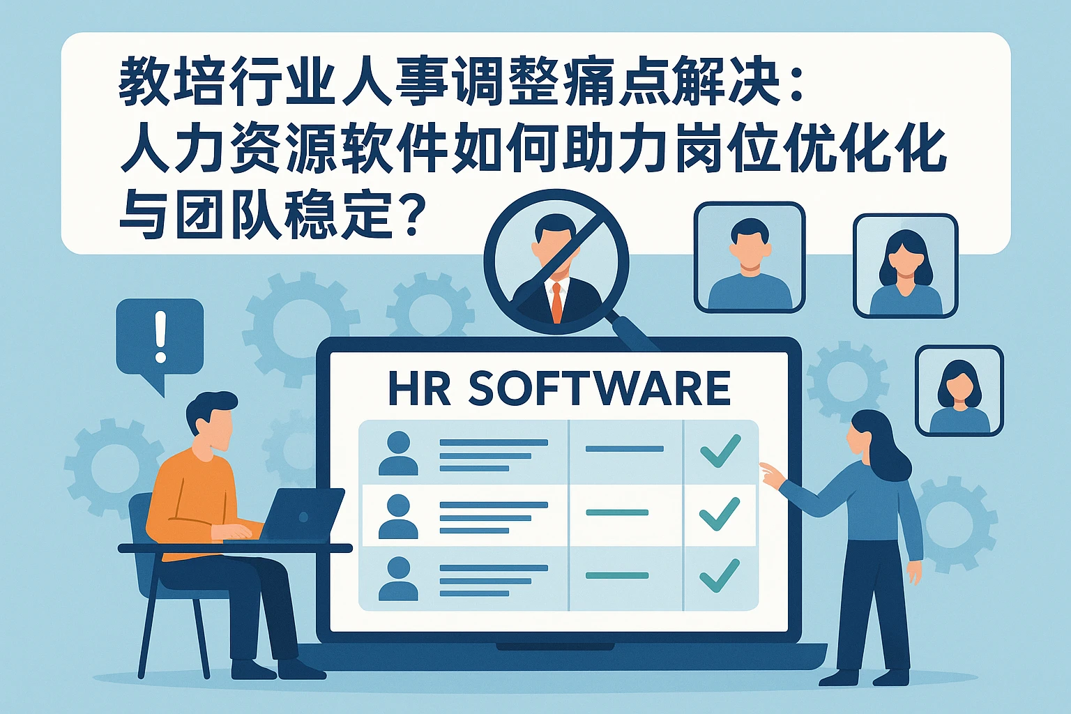 教培行业人事调整痛点解决：人力资源软件如何助力岗位优化与团队稳定？