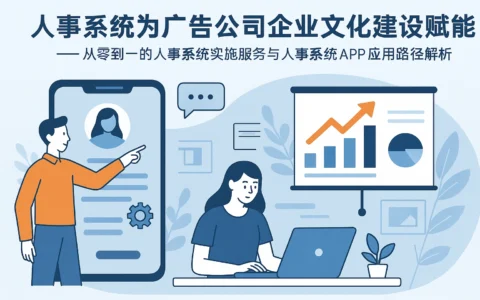 人事系统为广告公司企业文化建设赋能 —— 从零到一的人事系统实施服务与人事系统APP应用路径解析