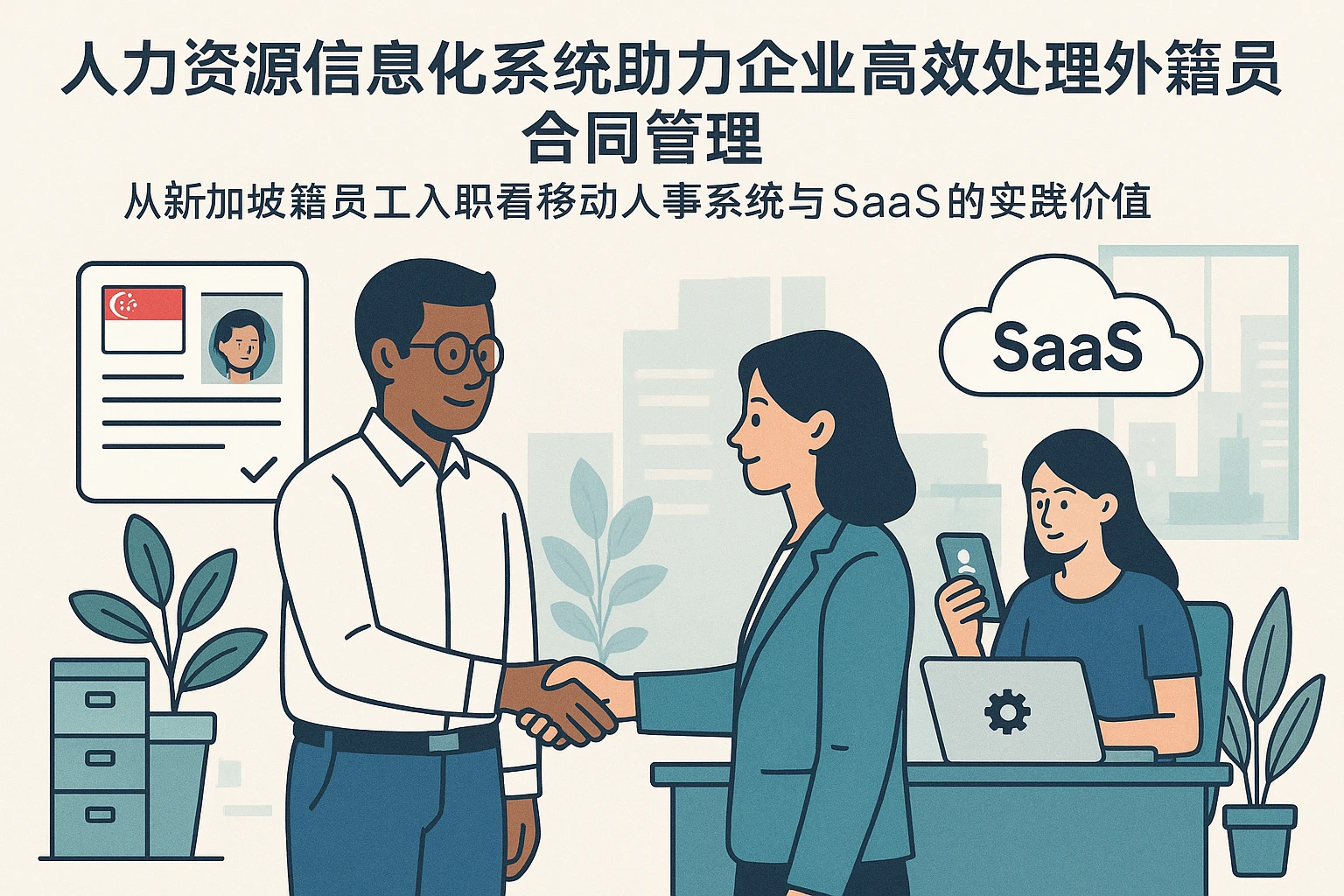 人力资源信息化系统助力企业高效处理外籍员工合同管理——从新加坡籍员工入职看移动人事系统与SaaS的实践价值