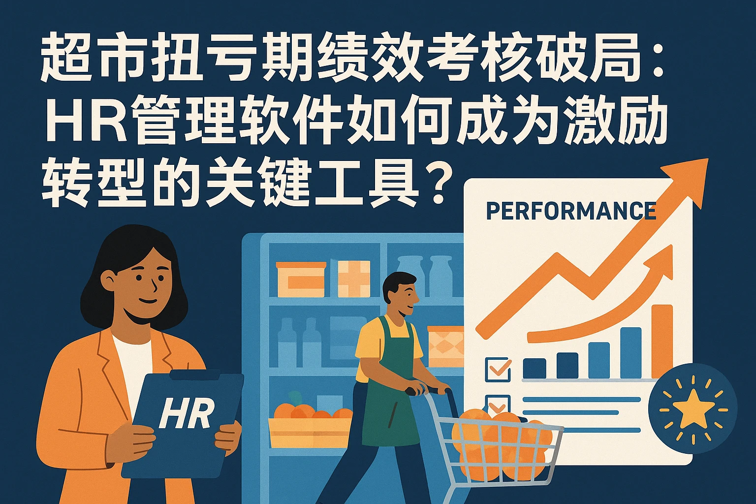 超市扭亏期绩效考核破局：HR管理软件如何成为激励转型的关键工具？