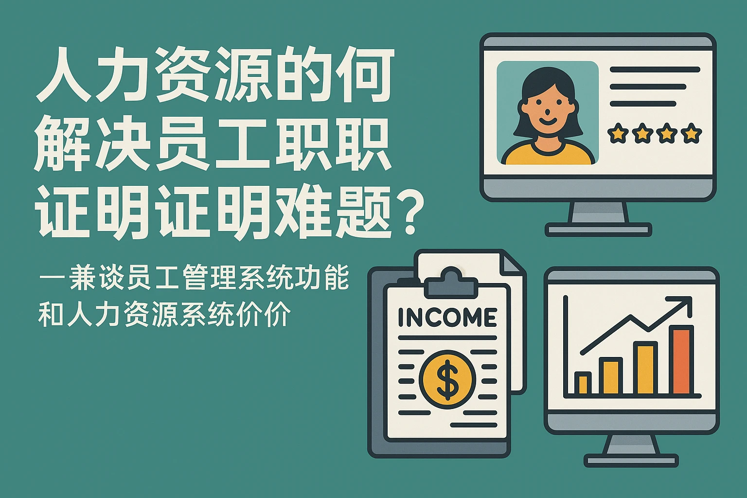 人力资源软件如何解决员工离职后收入证明难题？——兼谈员工管理系统功能与人力资源系统报价