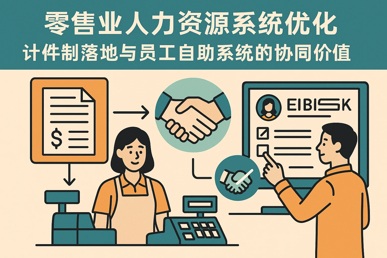 零售业人力资源系统优化：计件制落地与员工自助系统的协同价值