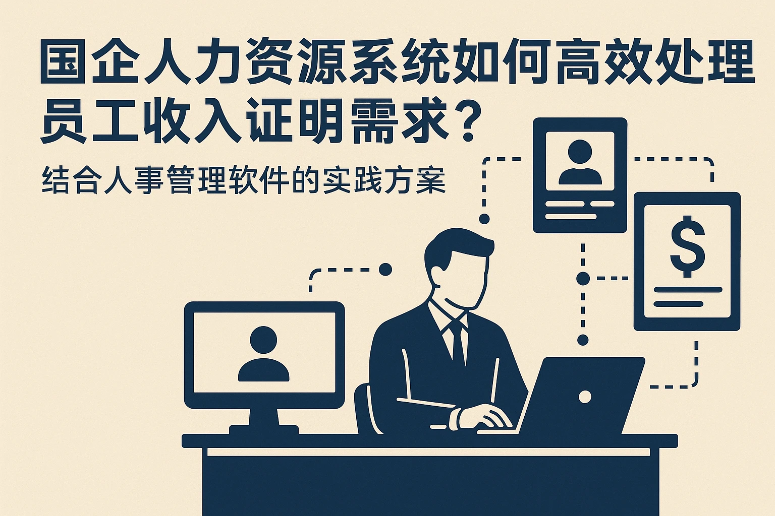 国企人力资源系统如何高效处理员工收入证明需求？——结合人事管理软件的实践方案