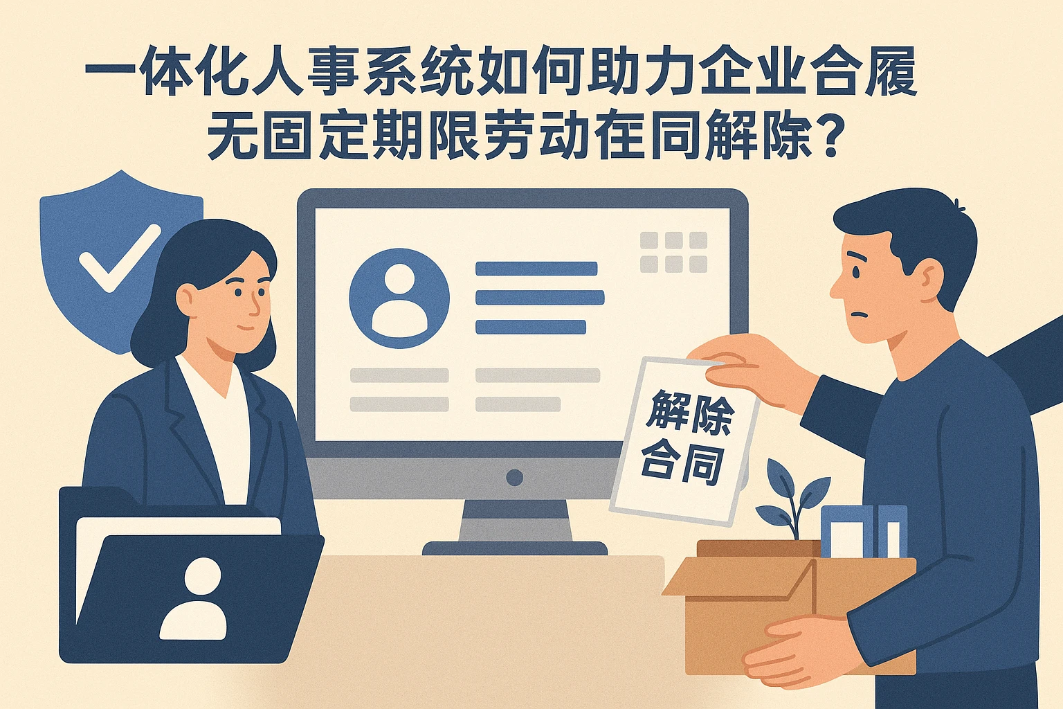 一体化人事系统如何助力企业合规处理无固定期限劳动合同解除？