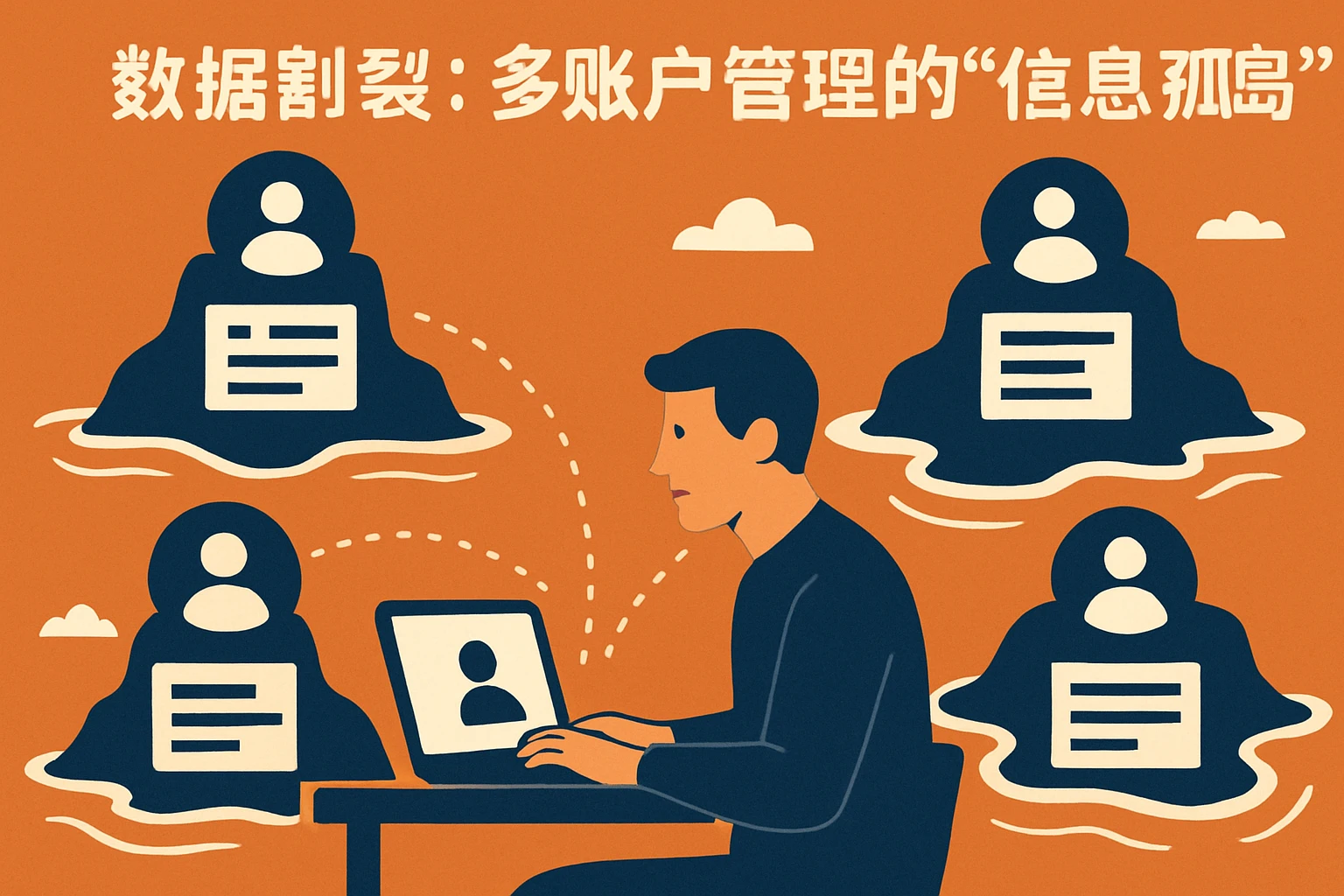 2. 数据割裂:多账户管理的“信息孤岛”