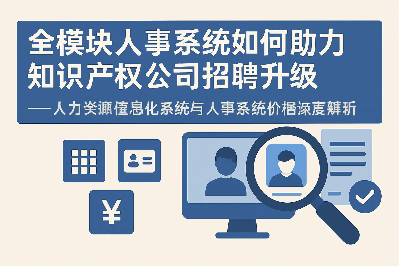 全模块人事系统如何助力知识产权公司招聘升级——人力资源信息化系统与人事系统价格深度解析