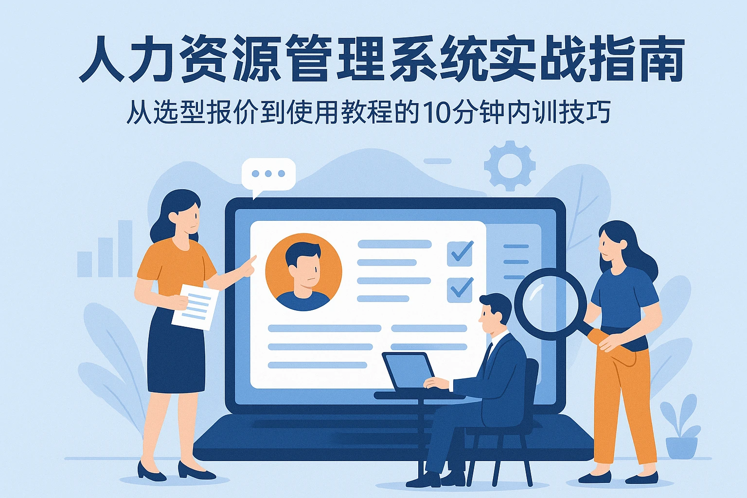 人力资源管理系统实战指南：从选型报价到使用教程的10分钟内训技巧