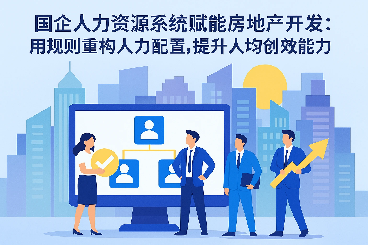国企人力资源系统赋能房地产开发：用规则重构人员配置，提升人均创效能力
