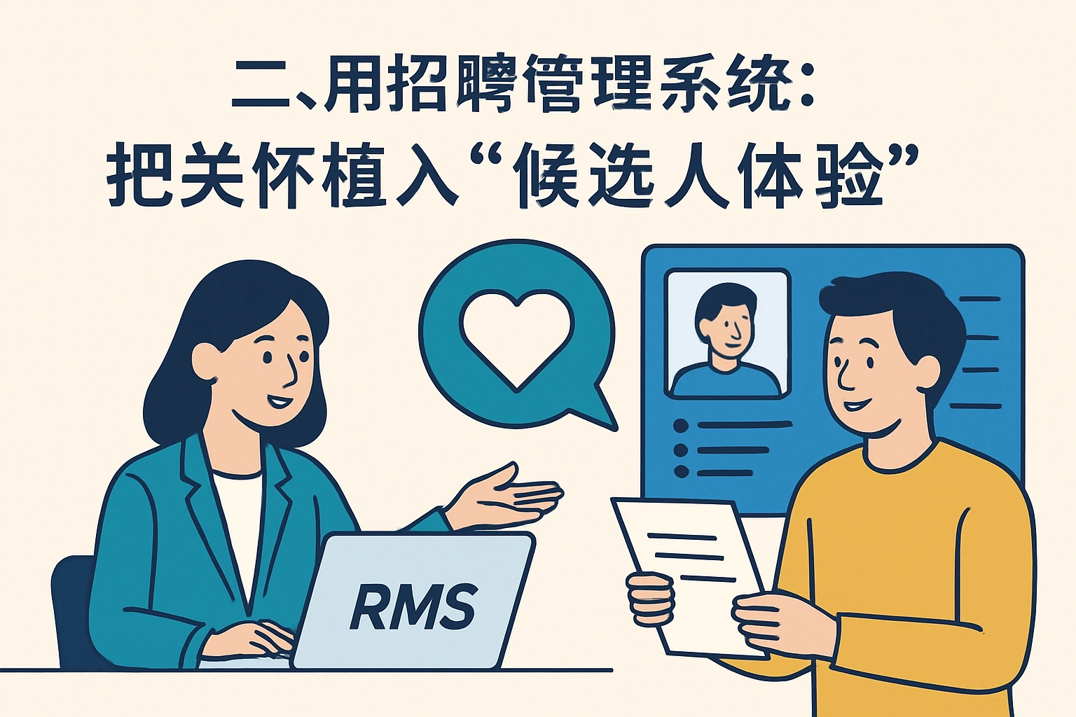 二、用招聘管理系统：把关怀植入“候选人体验”