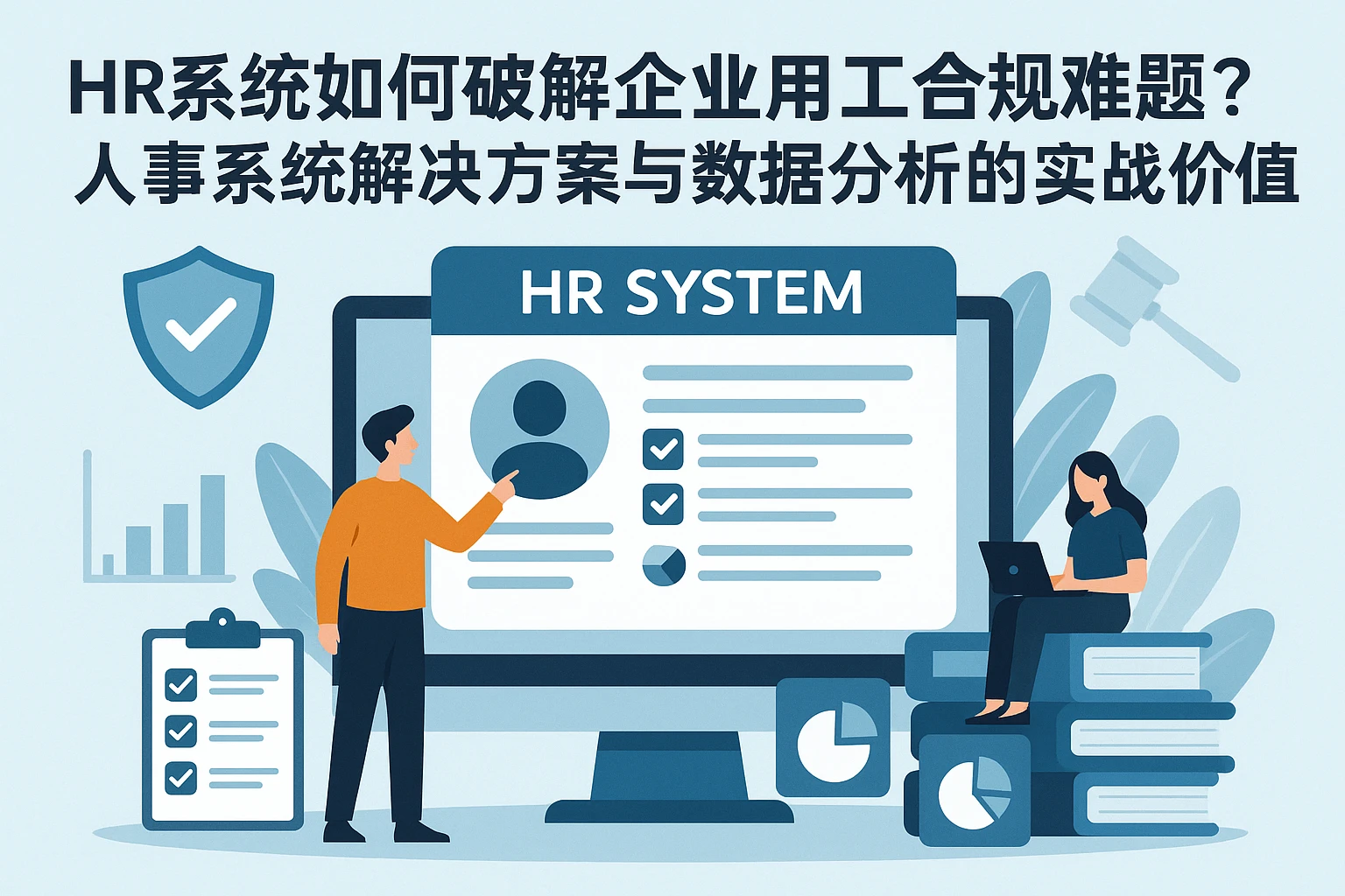 HR系统如何破解企业用工合规难题？人事系统解决方案与数据分析的实战价值