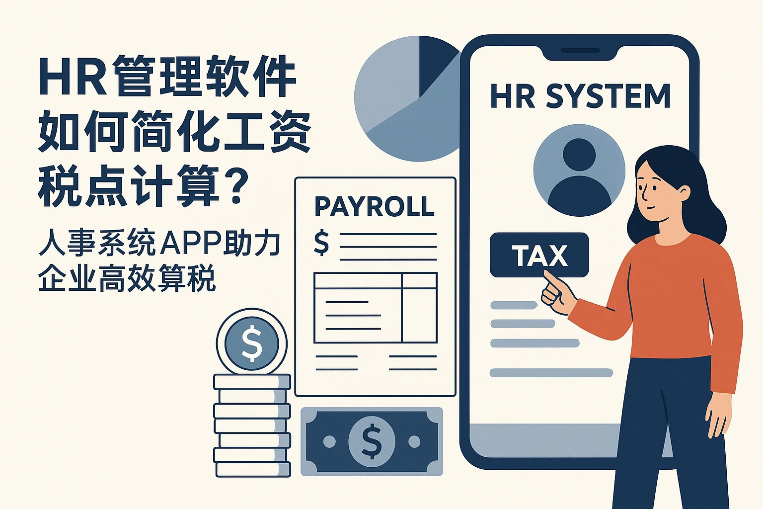 HR管理软件如何简化工资税点计算？人事系统APP助力企业高效算税