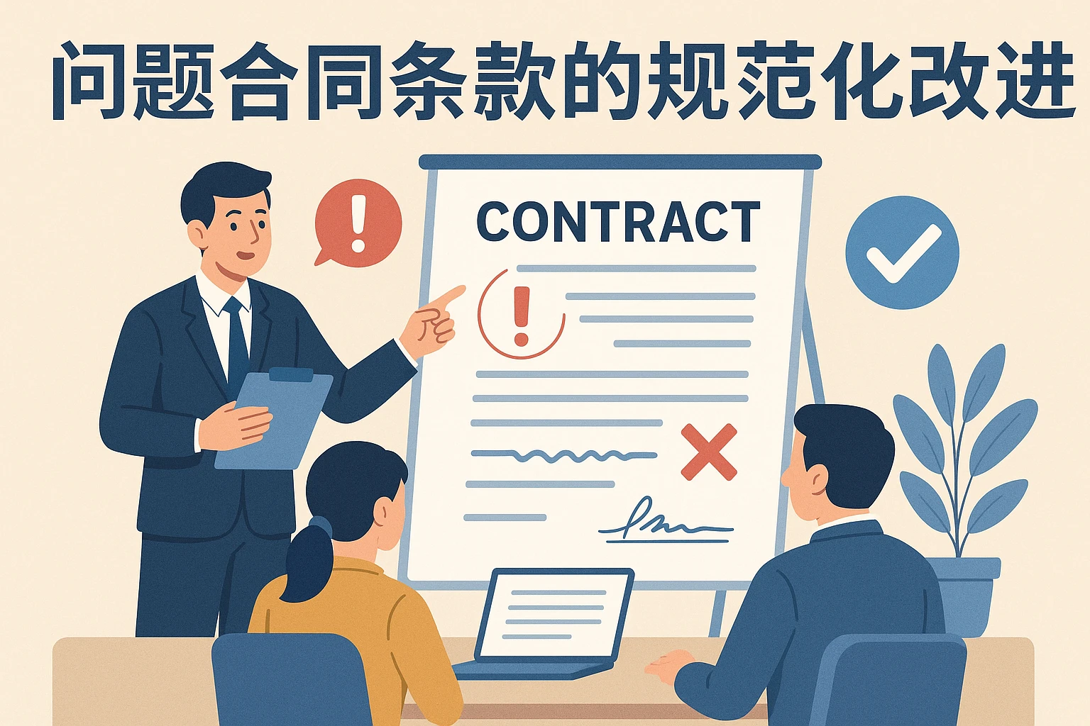 问题合同条款的规范化改进建议