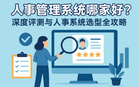 人事管理系统哪家好？深度评测与人事系统选型全攻略