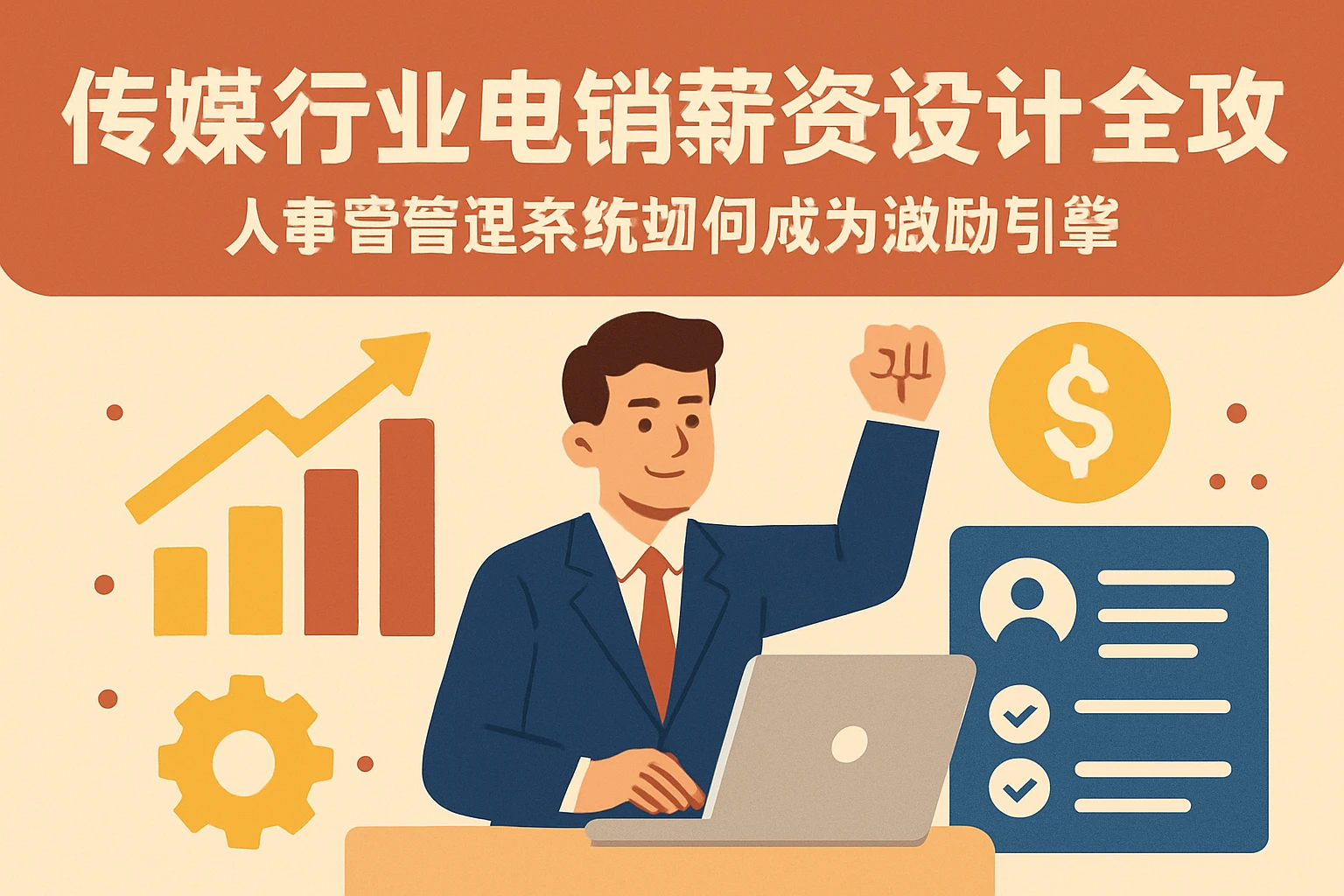 传媒行业电销薪资设计全攻略：人事管理系统如何成为激励引擎