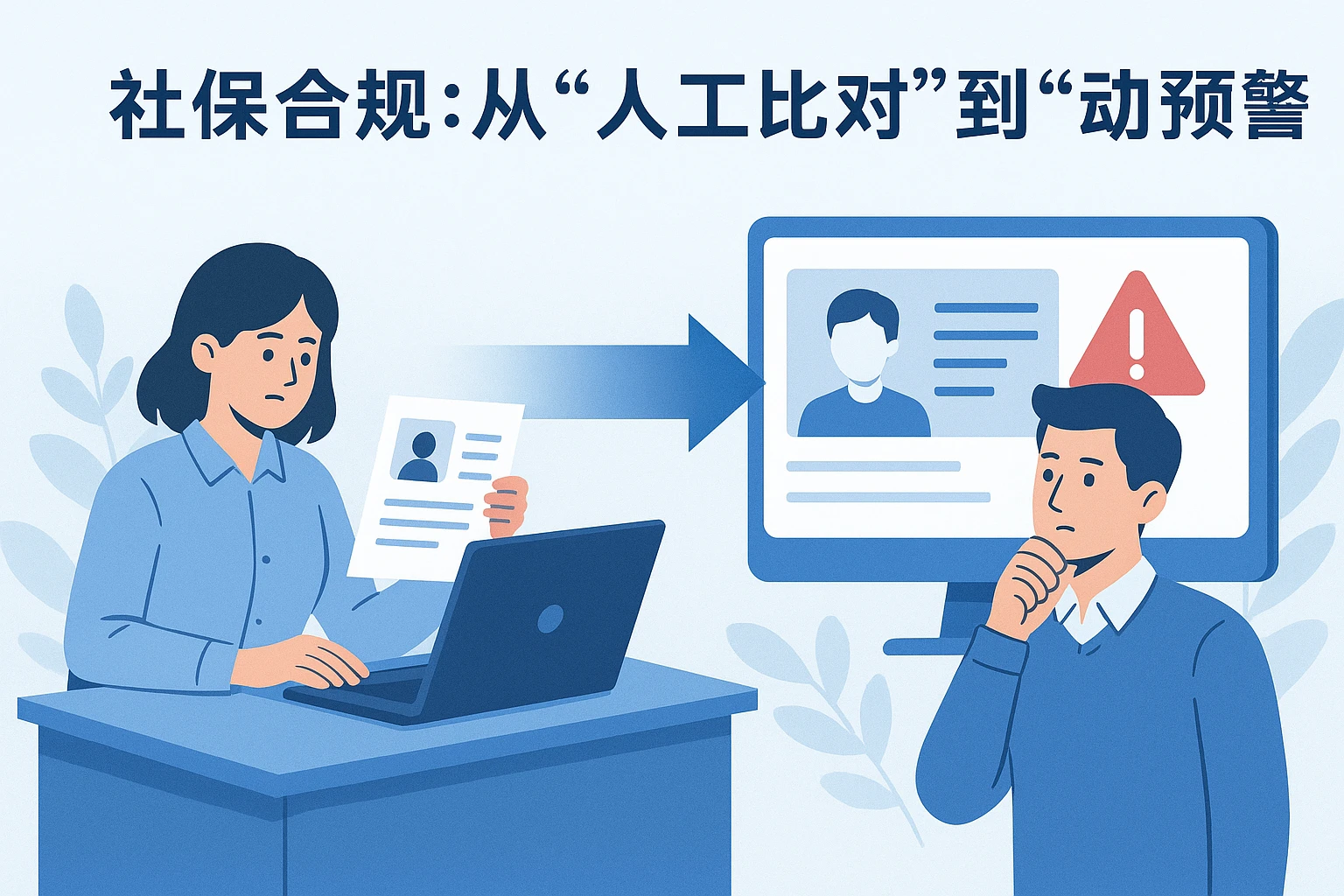 2. 社保合规模块：从“人工比对”到“自动预警”