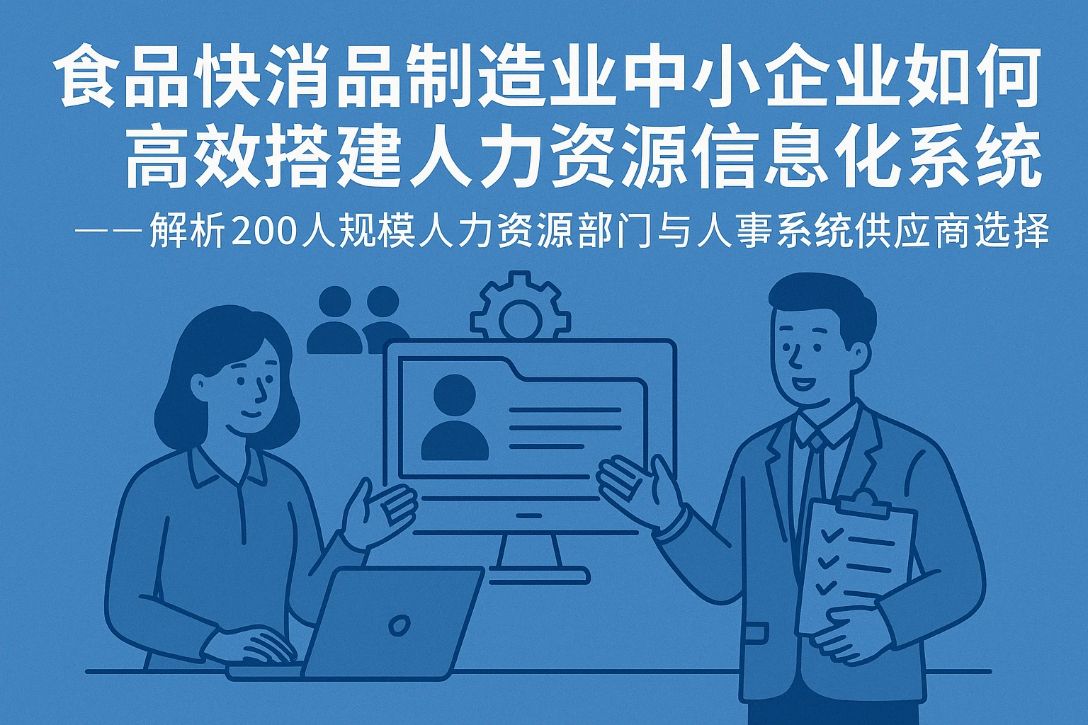 食品快消品制造业中小企业如何高效搭建人力资源信息化系统——解析200人规模人力资源部门与人事系统供应商选择