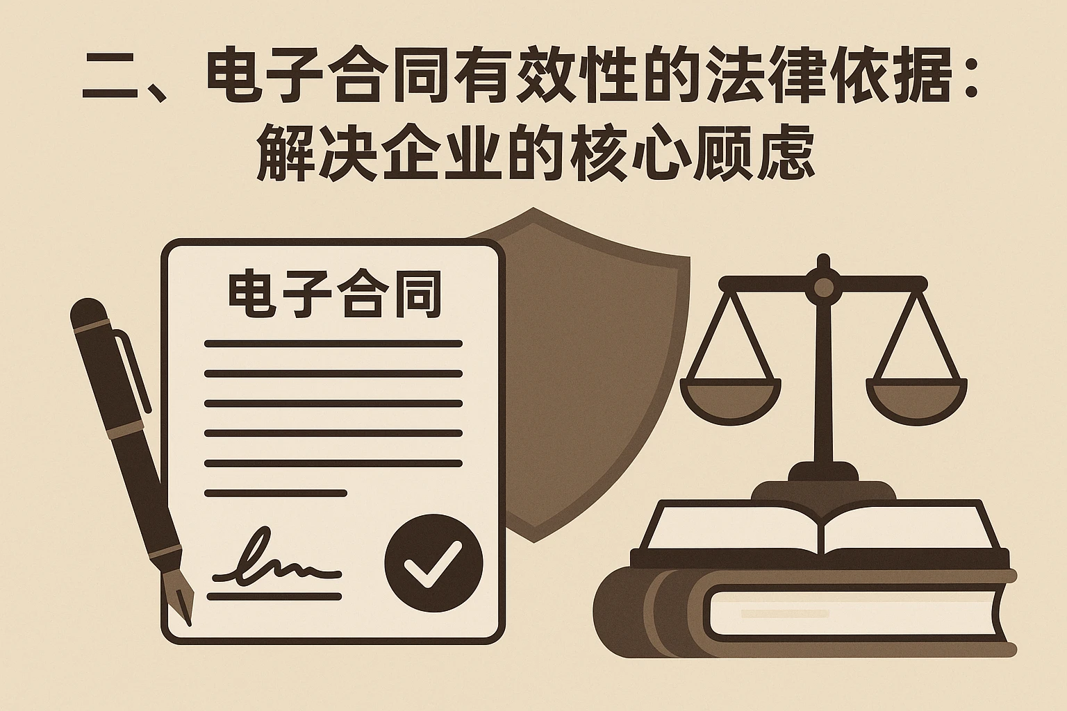二、电子合同有效性的法律依据：解决企业的核心顾虑