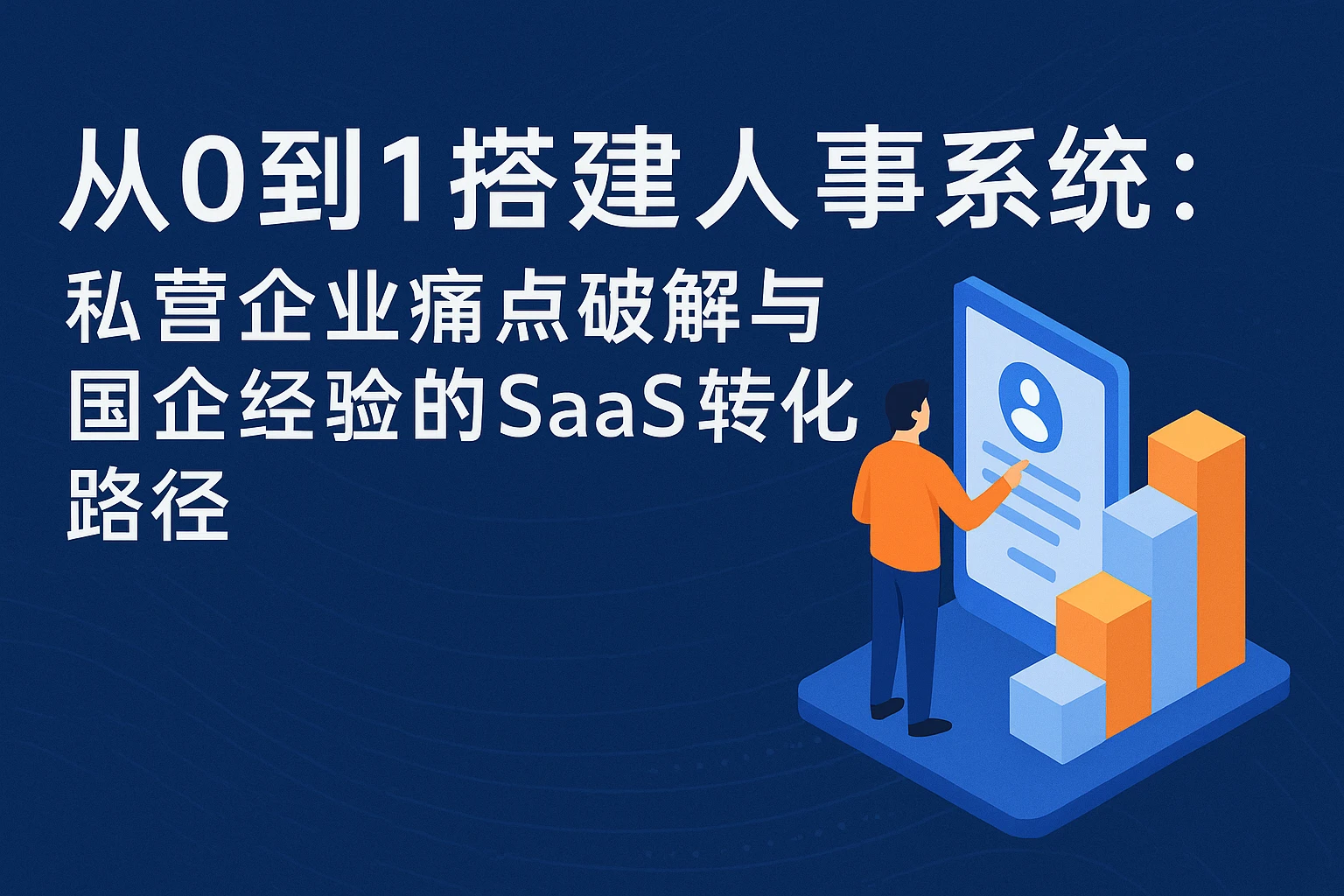 从0到1搭建人事系统：私营企业痛点破解与国企经验的SaaS转化路径