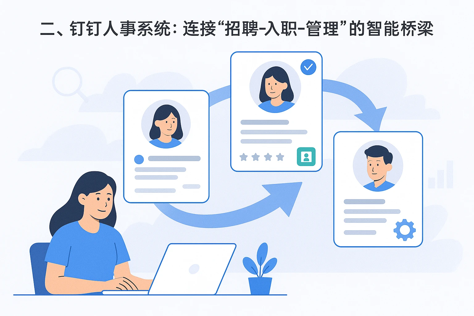 二、钉钉人事系统：连接“招聘-入职-管理”的智能桥梁