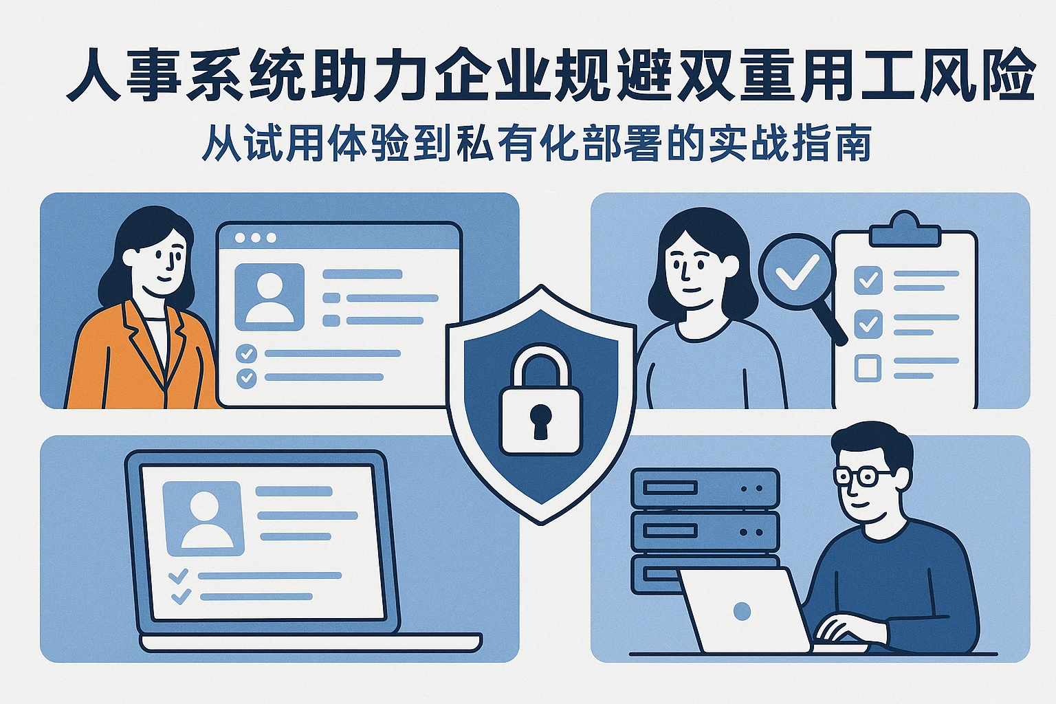 人事系统助力企业规避双重用工风险：从试用体验到私有化部署的实战指南