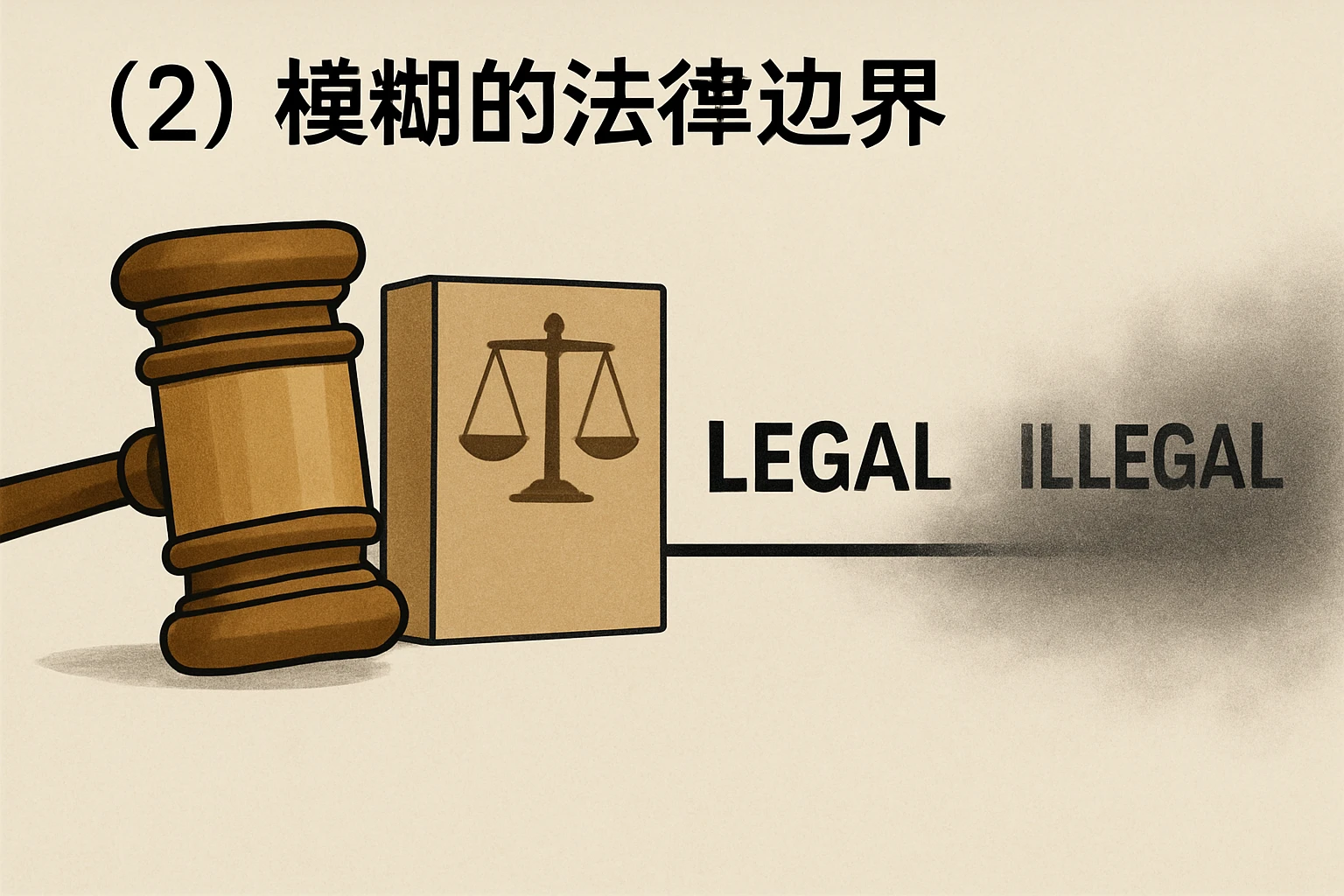 （2）法律边界的模糊性