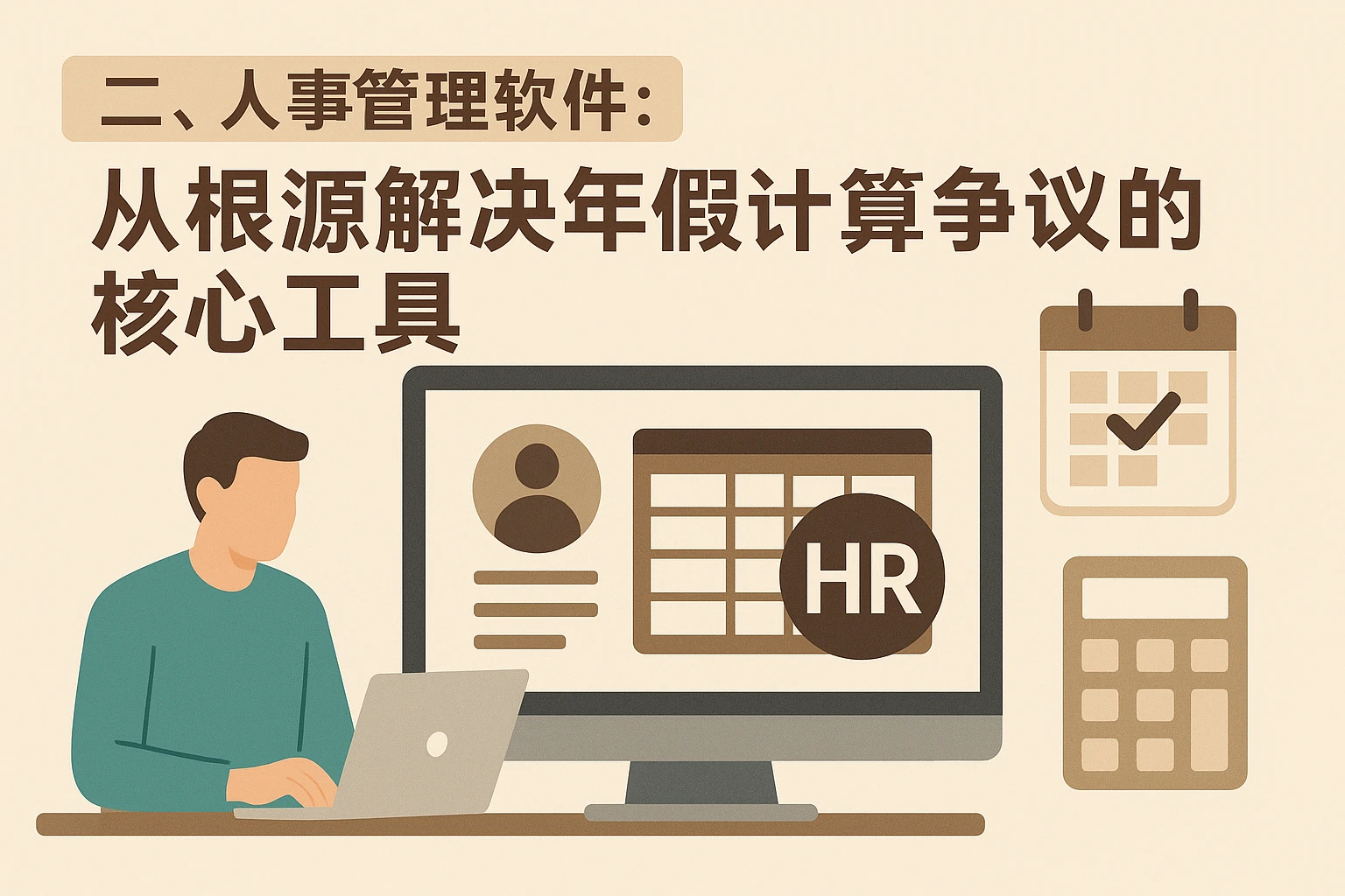 二、人事管理软件：从根源解决年假计算争议的核心工具