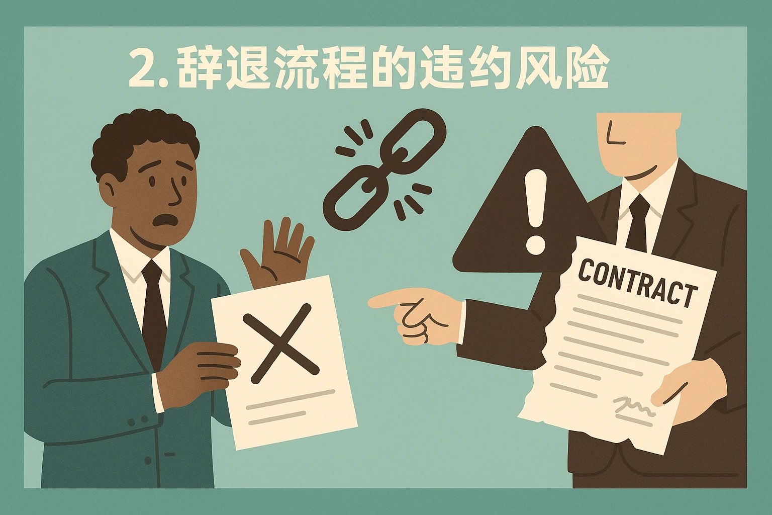 2. 辞退流程的违约风险