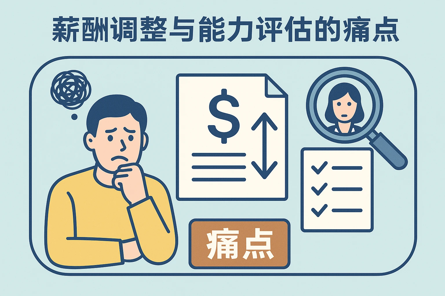 薪酬调整与能力评估的痛点