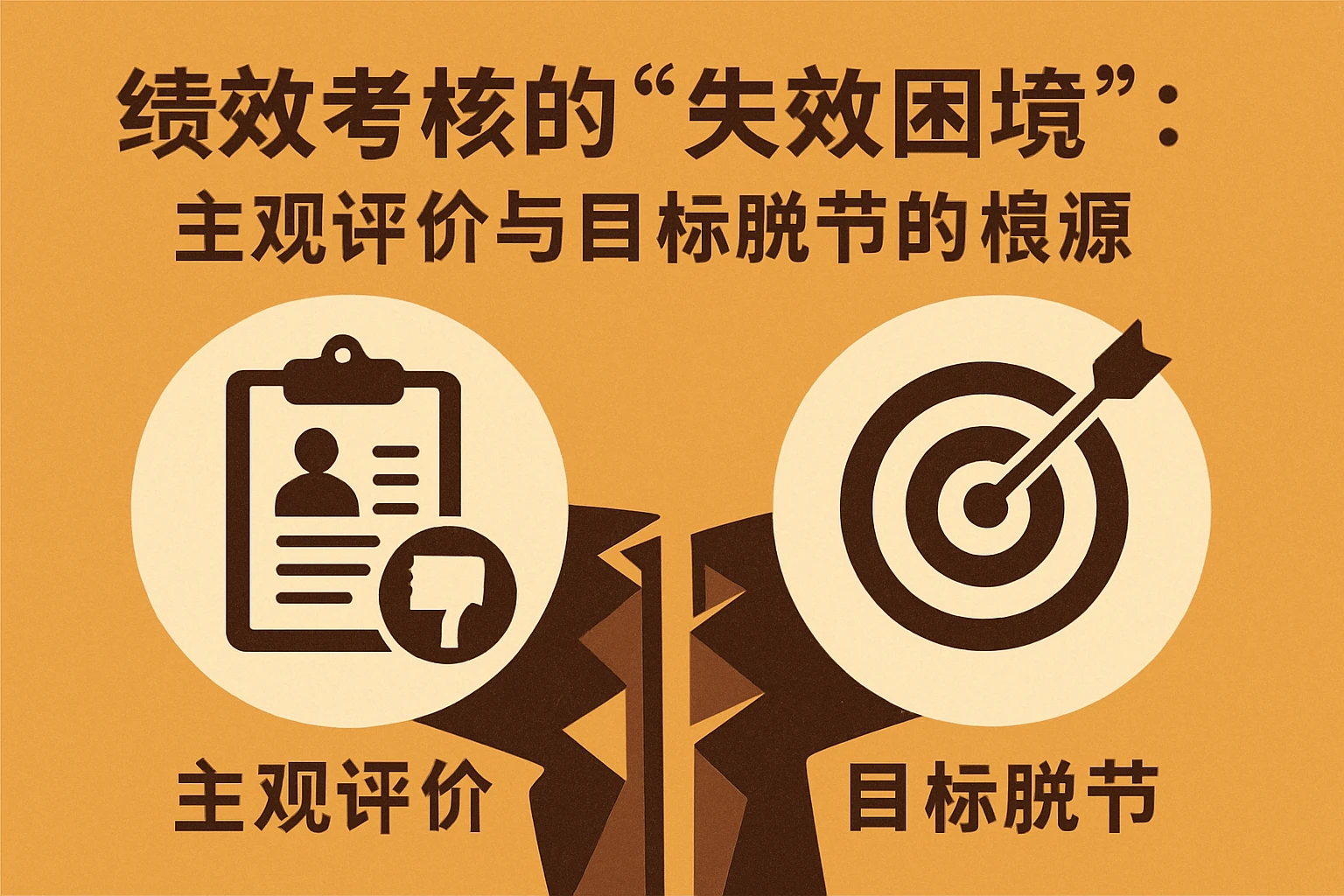 1.2 绩效考核的“失效困境”：主观评价与目标脱节的根源