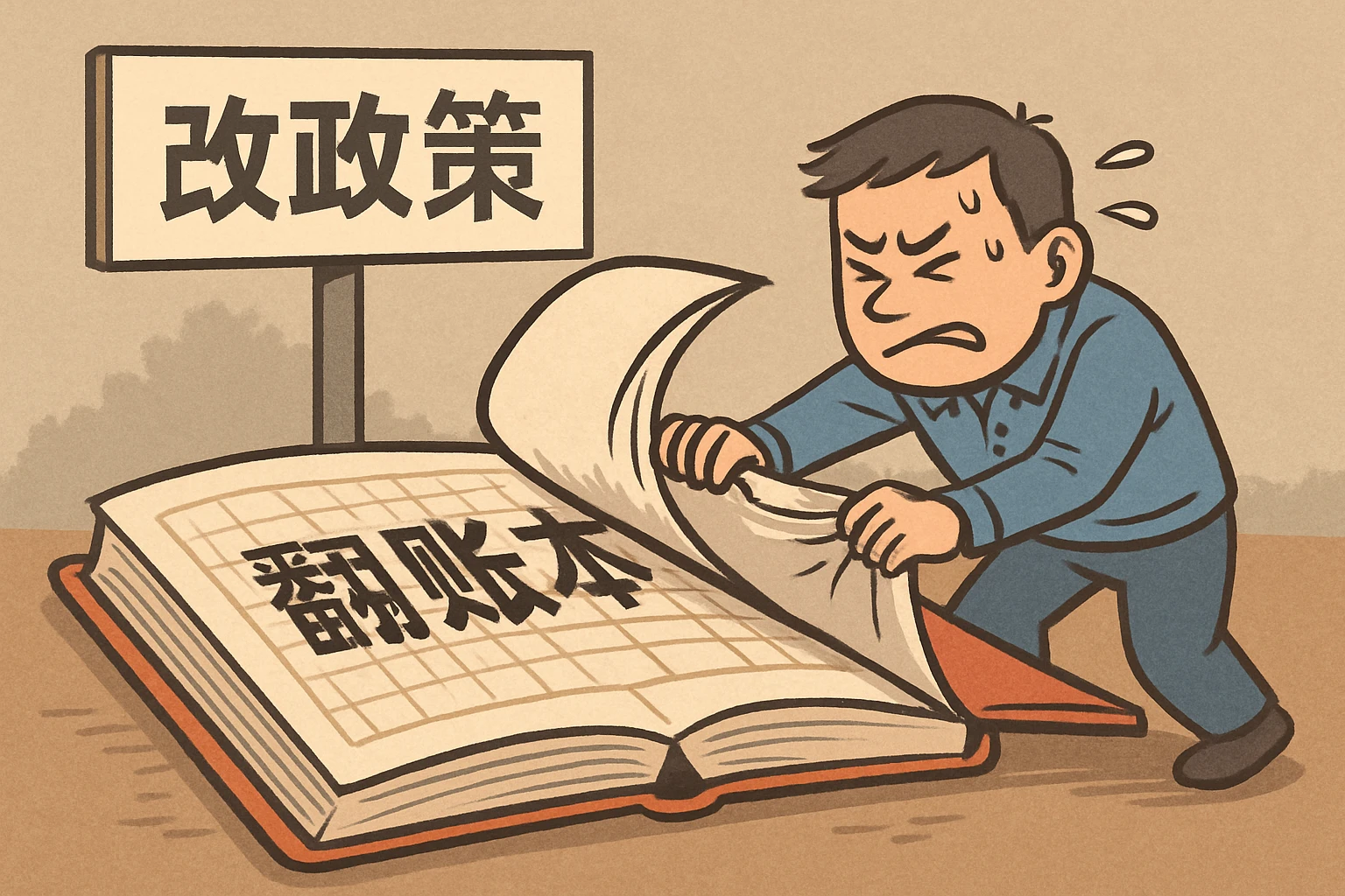 2. 规则迭代的落地困难：“改政策”等于“翻账本”
