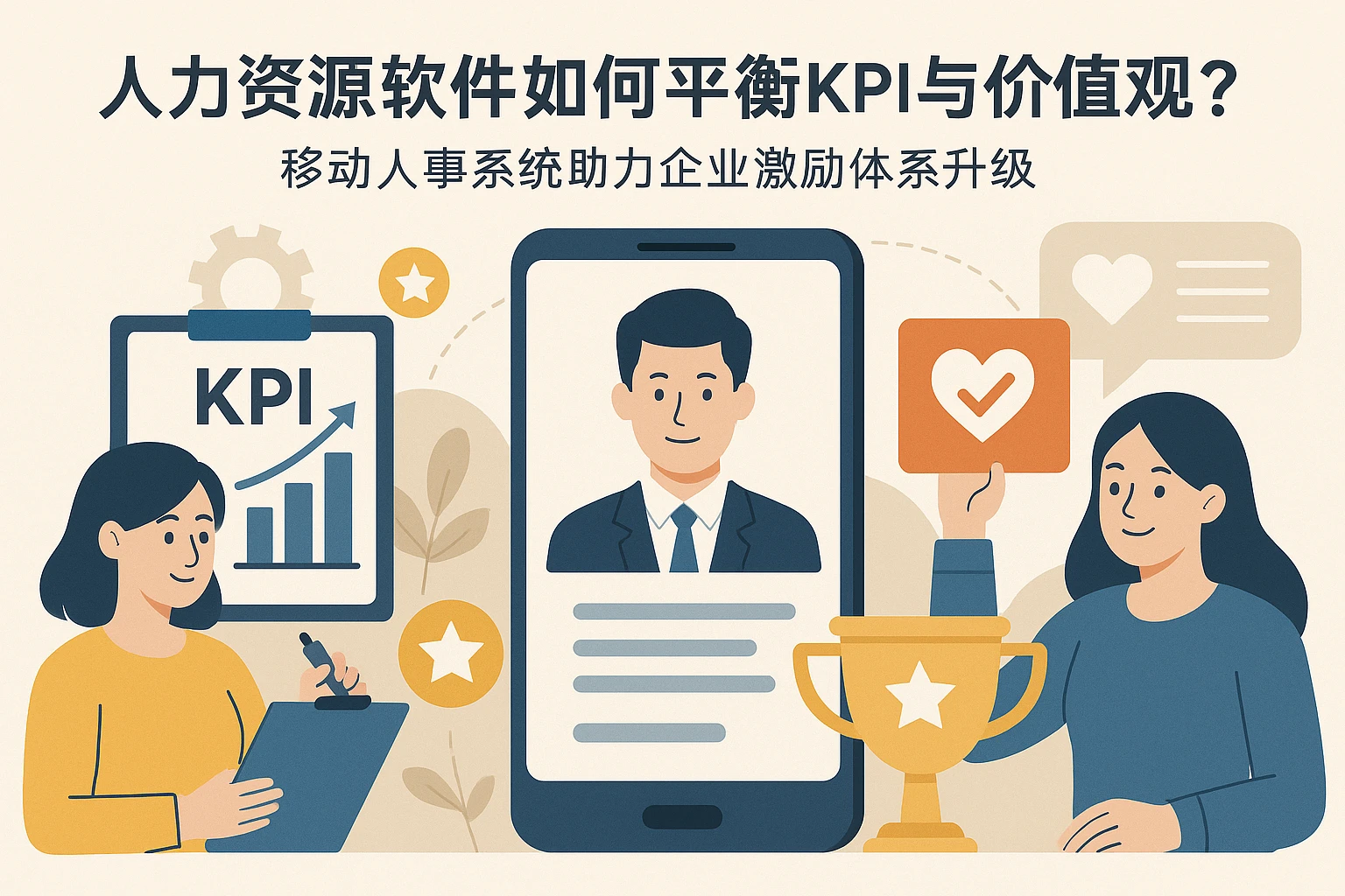 人力资源软件如何平衡KPI与价值观？移动人事系统助力企业激励体系升级