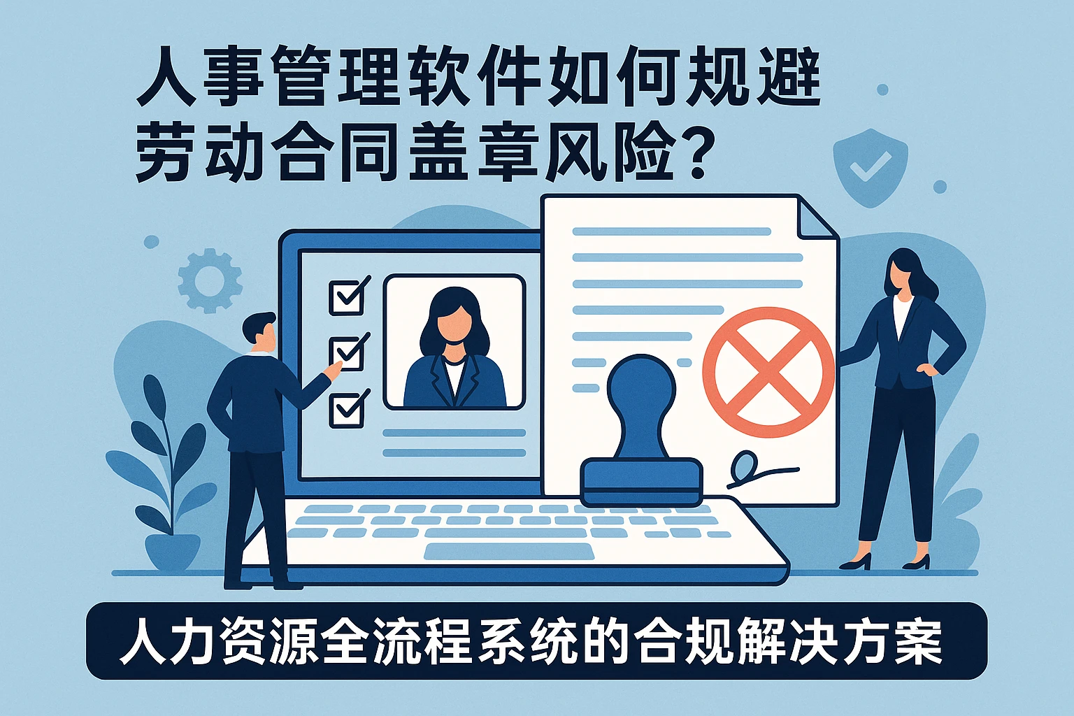 人事管理软件如何规避劳动合同盖章风险？人力资源全流程系统的合规解决方案