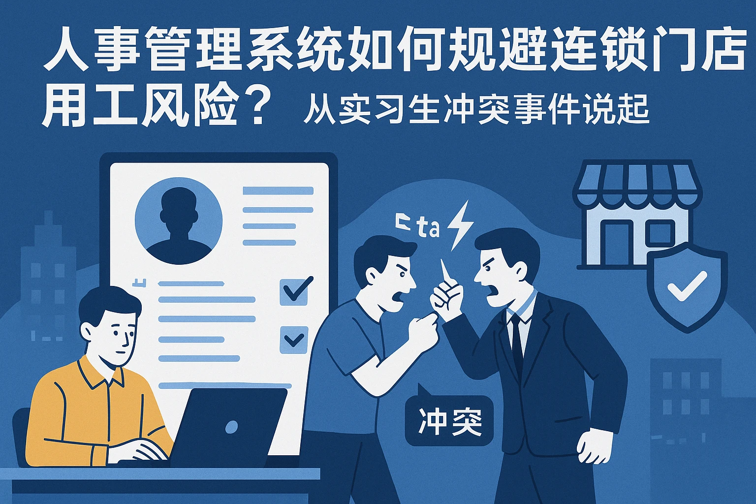 人事管理系统如何规避连锁门店用工风险?从实习生冲突事件说起