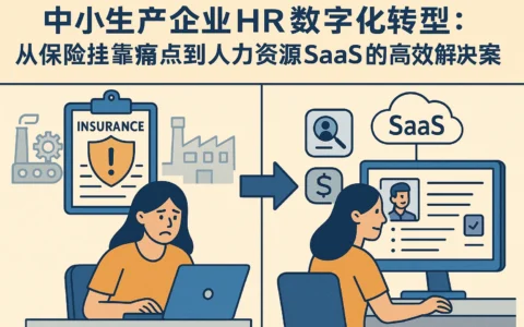 中小生产企业HR数字化转型：从保险挂靠痛点到人力资源SaaS的高效解决方案