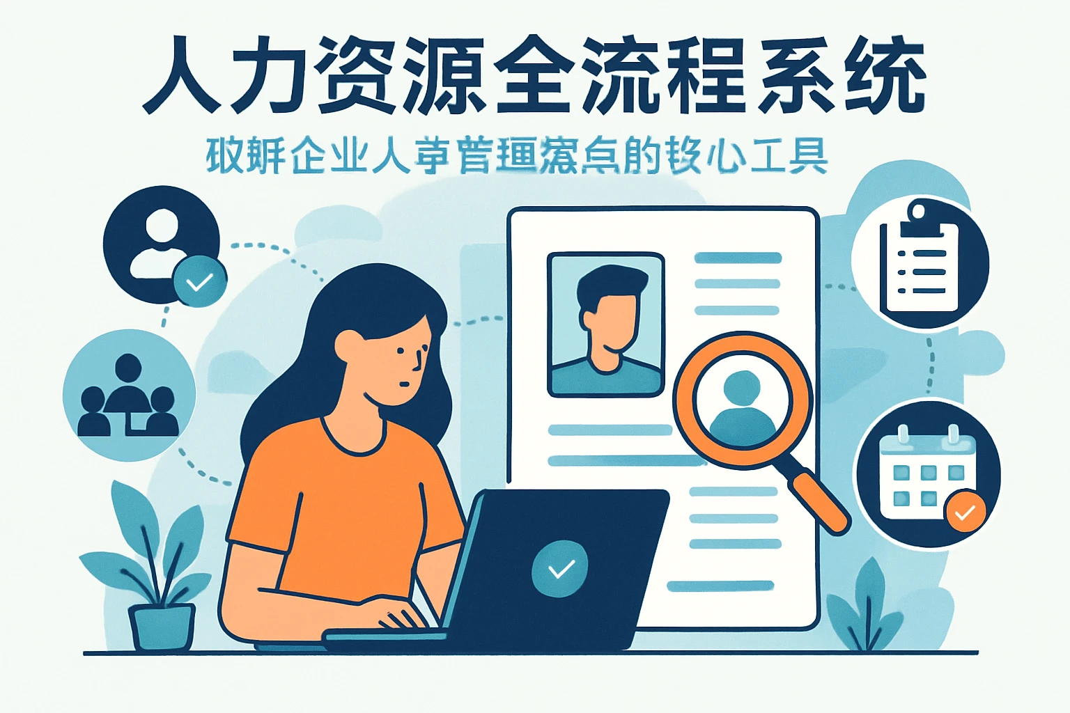 人力资源全流程系统：破解企业人事管理痛点的核心工具
