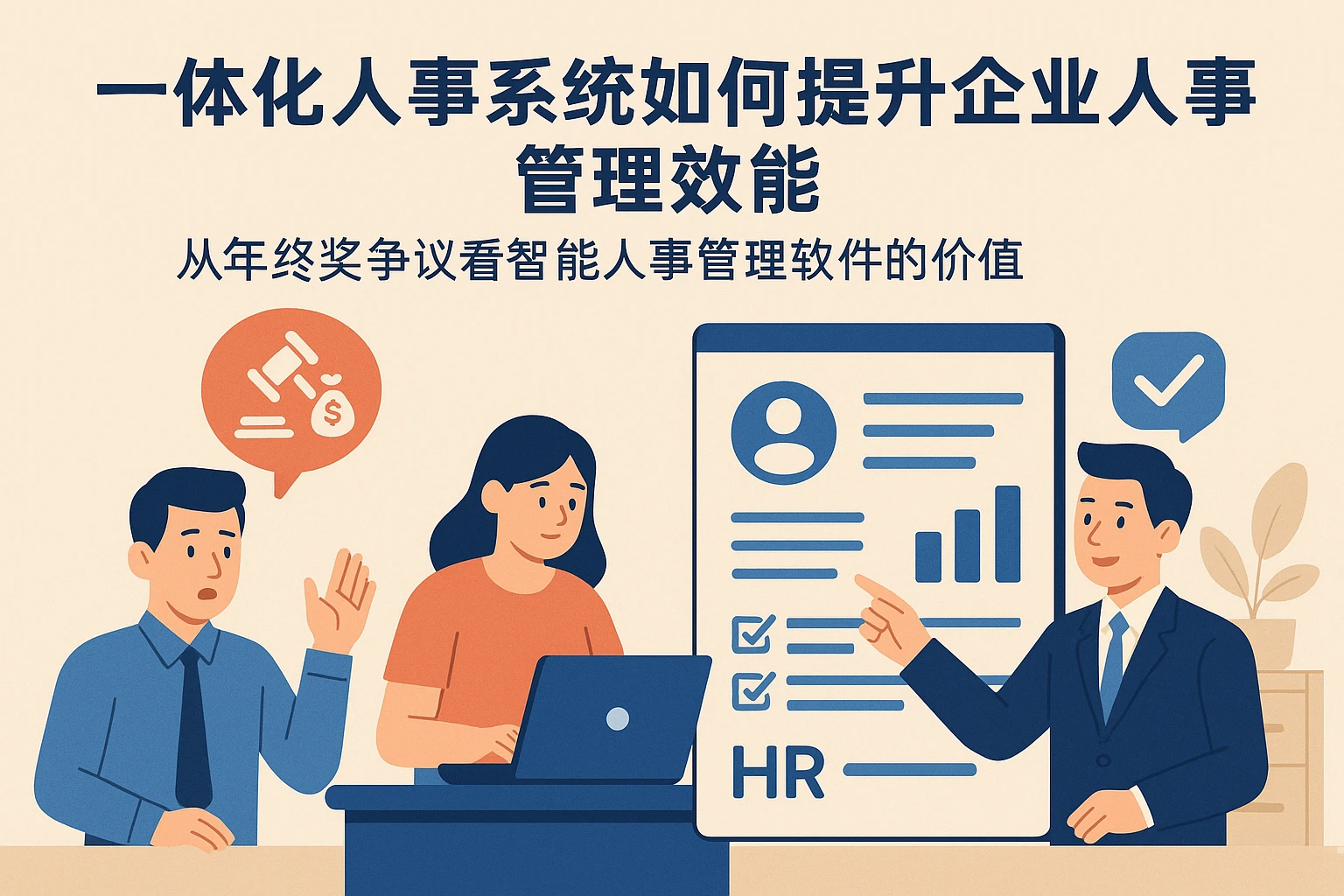 一体化人事系统如何提升企业人事管理效能：从年终奖争议看智能人事管理软件的价值
