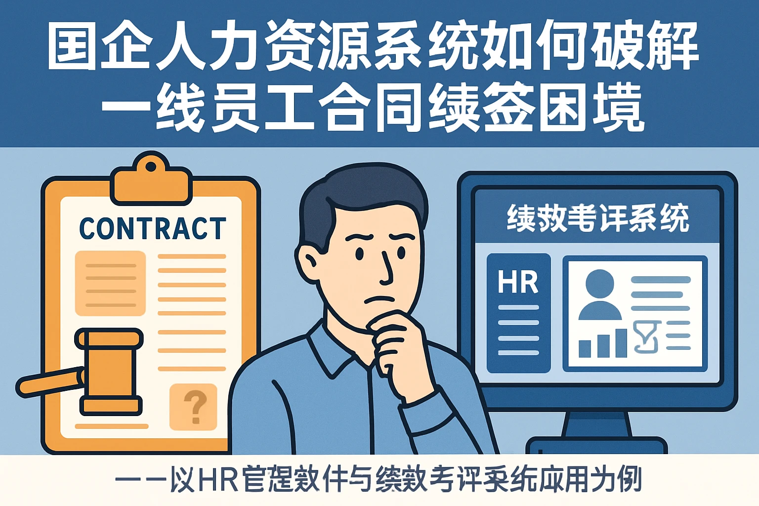 国企人力资源系统如何破解一线员工合同续签困境——以HR管理软件与绩效考评系统应用为例
