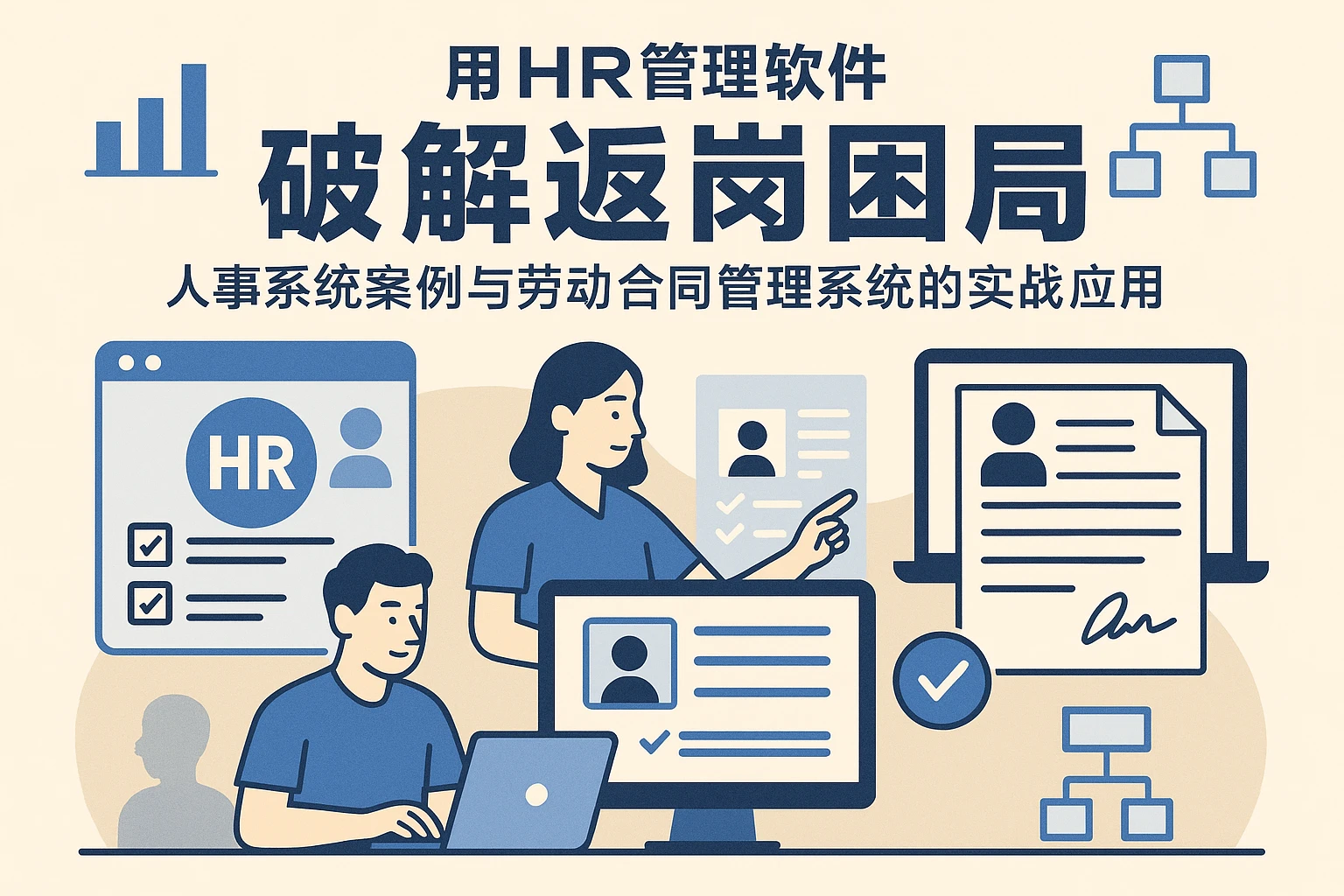 用HR管理软件破解返岗困局：人事系统案例与劳动合同管理系统的实战应用