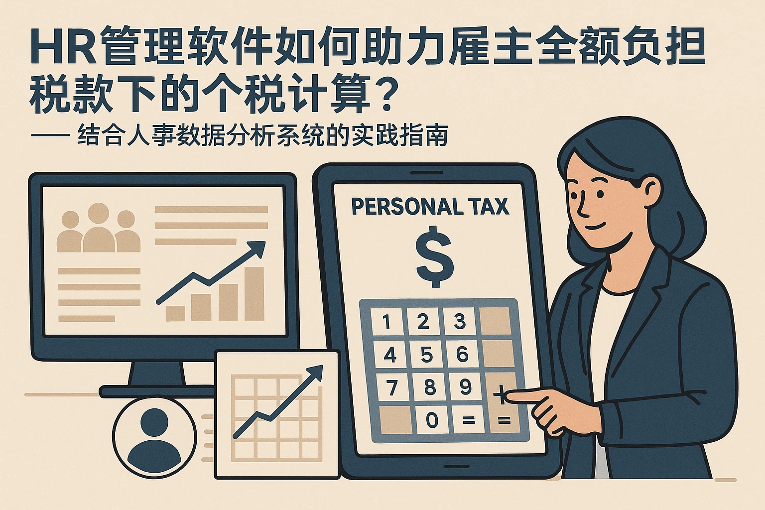 HR管理软件如何助力雇主全额负担税款下的个税计算？——结合人事数据分析系统的实践指南