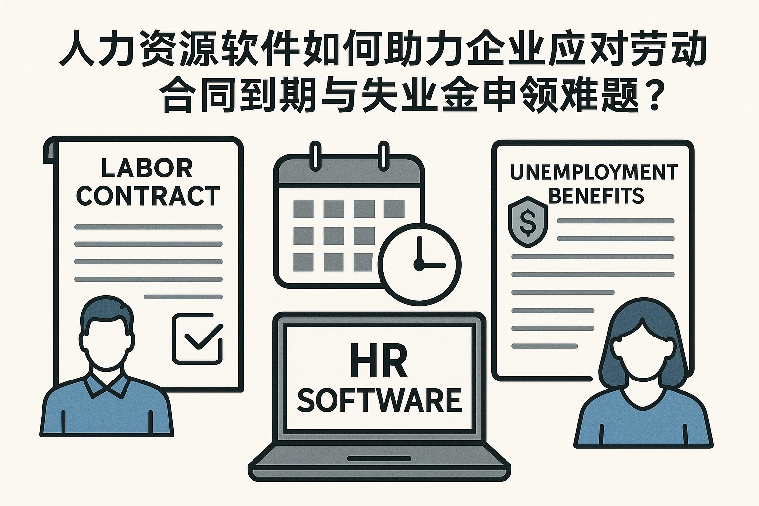 人力资源软件如何助力企业应对劳动合同到期与失业金申领难题？