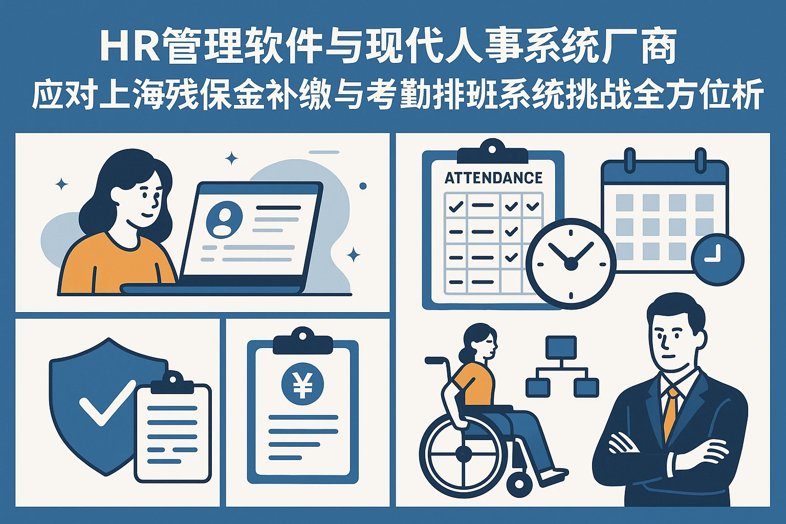 HR管理软件与现代人事系统厂商：应对上海残保金补缴与考勤排班系统挑战的全方位解析