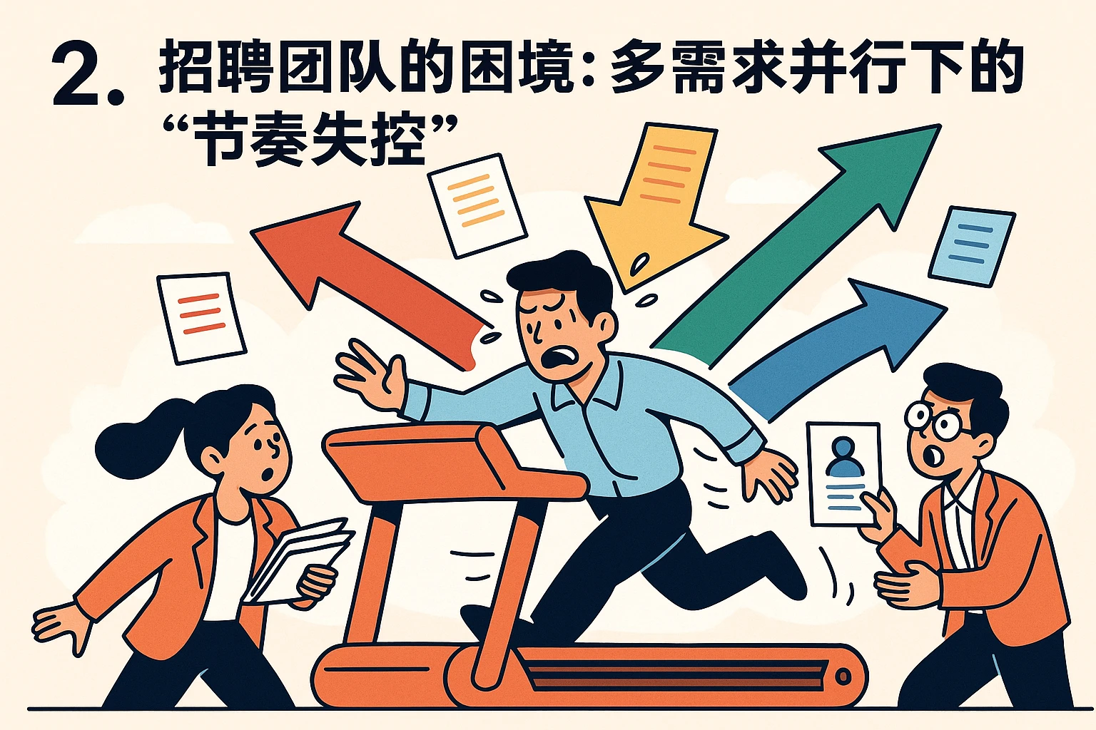 2. 招聘团队的困境：多需求并行下的
